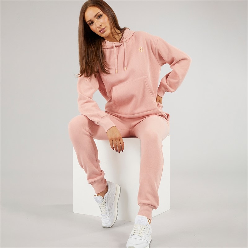 Pindydoll Womens Daphne Two Piece Hoodie And Joggers Set Misty Rose