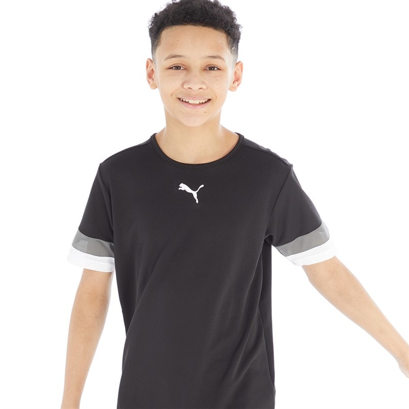 Puma Boys teamRISE Training Jersey Puma Black/Smoked Pearl/Puma White