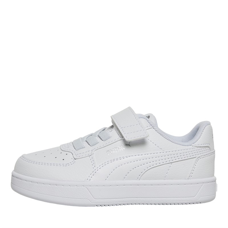 Puma Kids Caven 2.0 AC+ Trainers White/Silver/Blue
