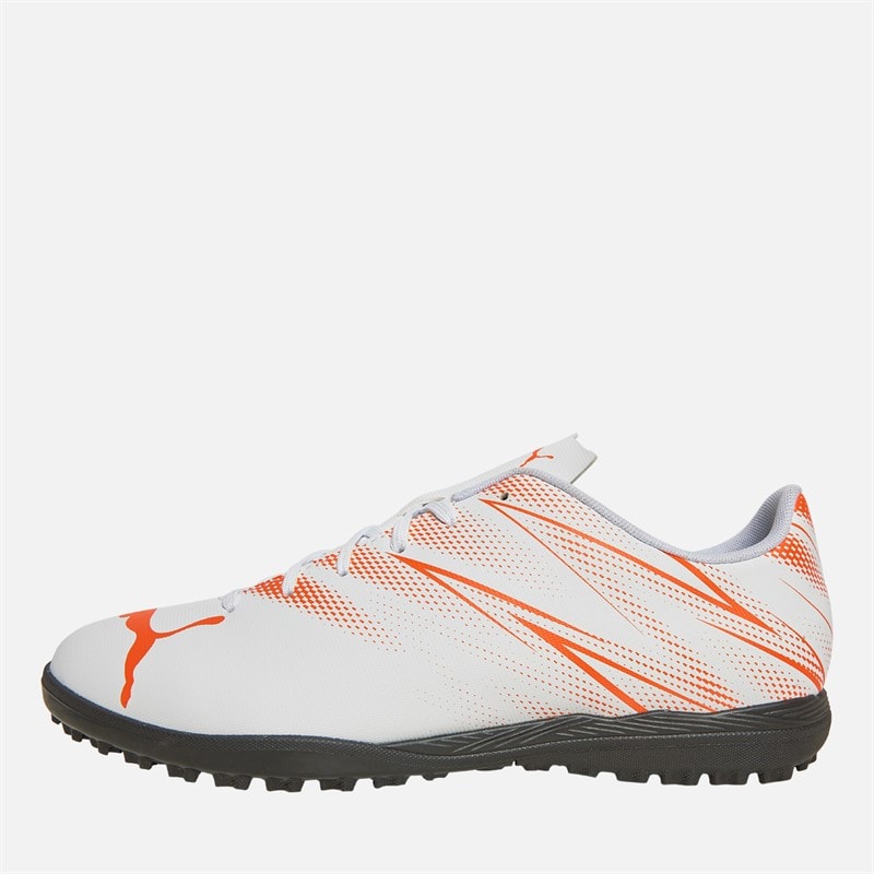 Puma Mens Attacanto TT Astro Football Boots Puma White/Glowing Red