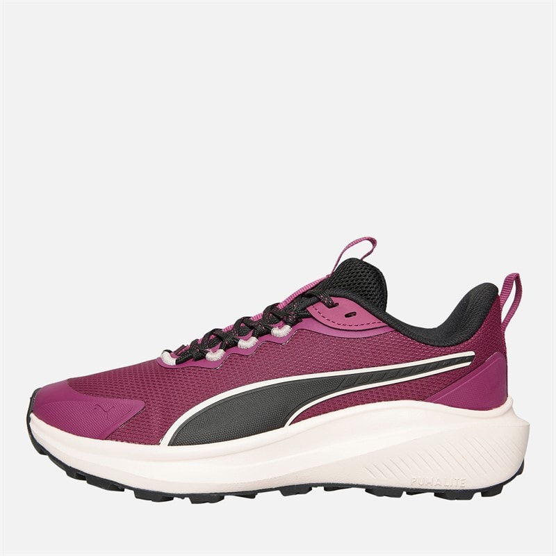 Puma Womens Skyrocket Lite Trail Running Shoes Berry/Puma Black/Jasmine Flower