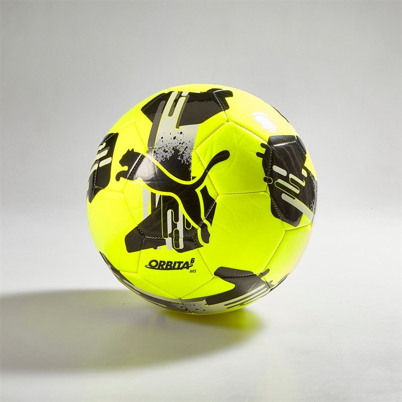 Puma Orbita 6 MS Training Football Yellow Alert/Black/Silver