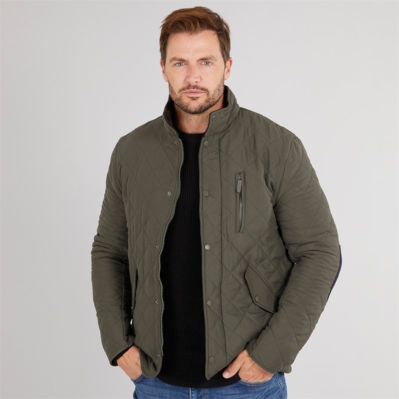 Feraud Mens Prima Quilted Jacket Olive