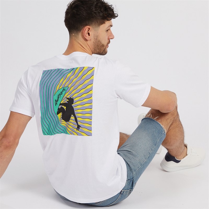 Quiksilver Mens Window Pane T-Shirt White