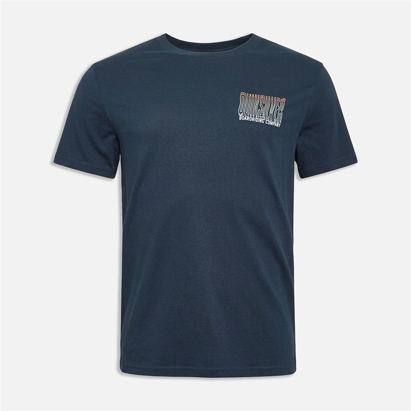 Quiksilver Mens Liquid T-Shirt Dark Navy