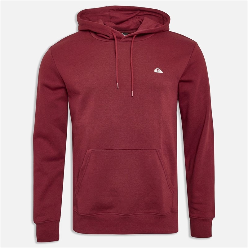 Quiksilver Mens Basic Hoodie Oxblood Red