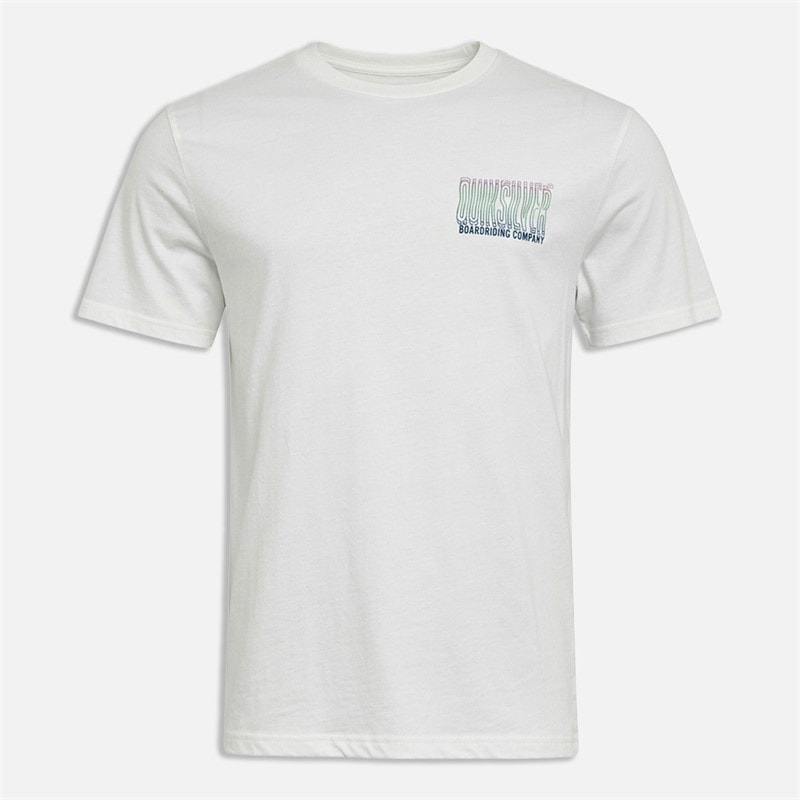 Quiksilver Mens Liquid T-Shirt Snow White