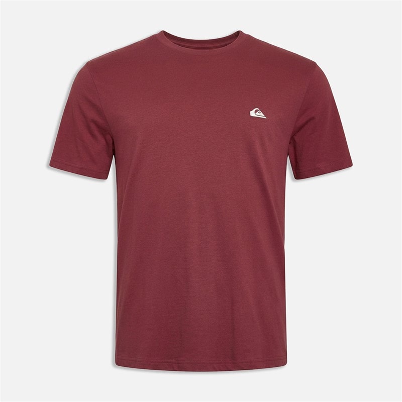 Quiksilver Mens Basic T-Shirt Oxblood Red