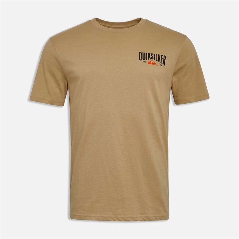 Quiksilver Mens Ace Chest T-Shirt Khaki