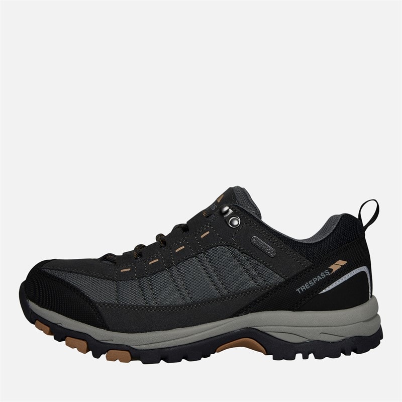 Trespass Mens Scarp Waterproof Walking Shoes Castle/Sienna