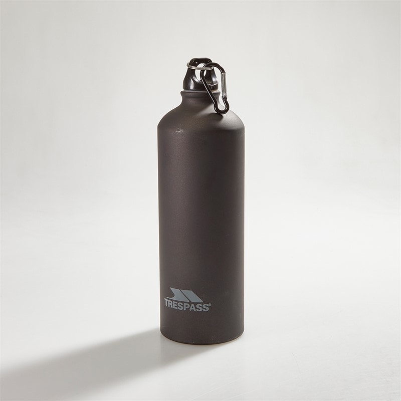 Trespass Slurp 1L Stainless Steel Drinks Bottle Matte Black