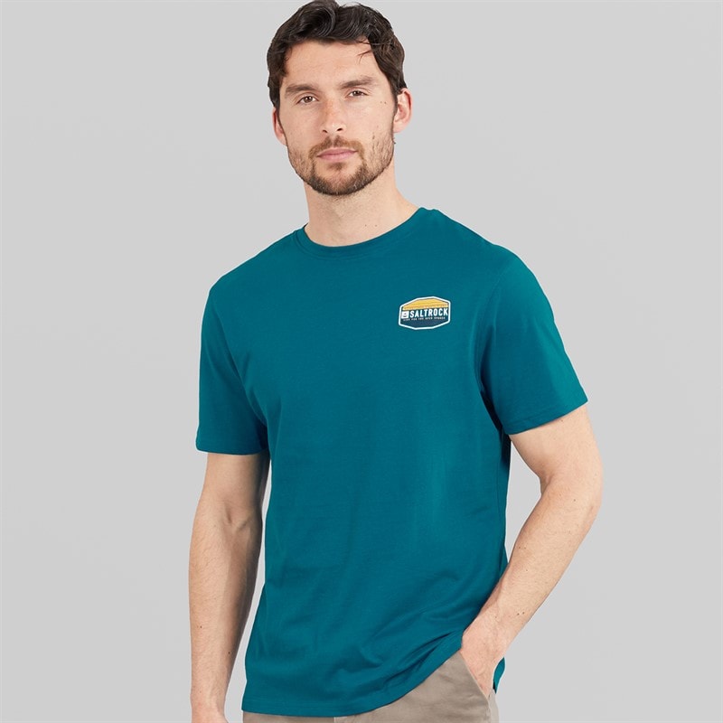 Saltrock Mens Deck T-Shirt Blue