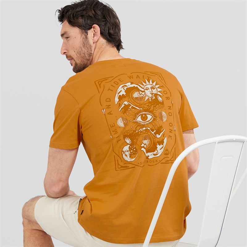 Saltrock Mens Lunar T-Shirt Yellow