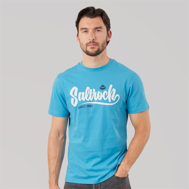 Saltrock Mens Speed T-Shirt Blue