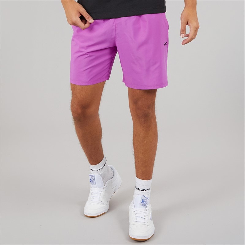 Reebok Mens Athlete Hype Color Shorts Purple Rave