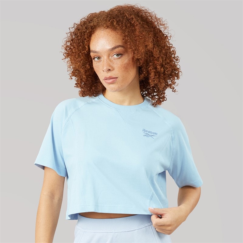 Reebok Womens Icon Elements T-Shirt Y2K Blue