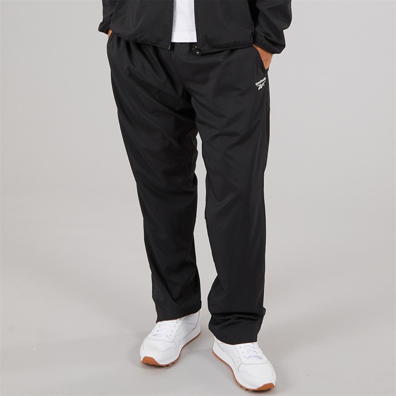 Reebok Mens ID Train Woven Open Hem Joggers Black
