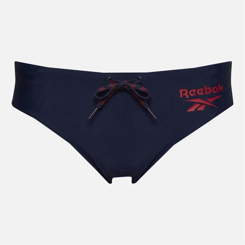 Reebok Mens Wells Swimming Briefs Navy/Vector Navy