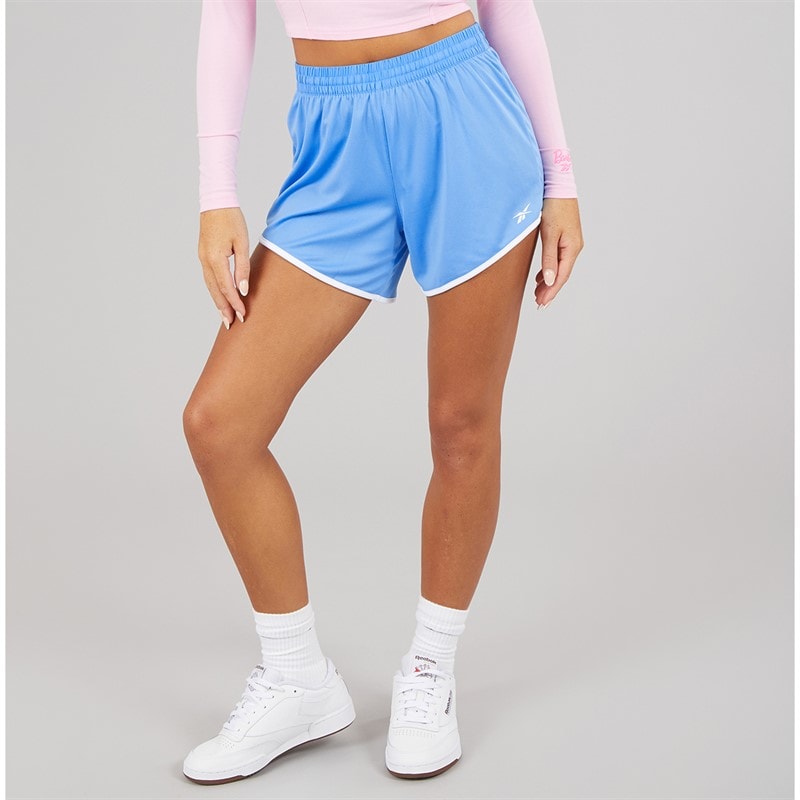Reebok Womens ID Train Knit Shorts Recovery Blue