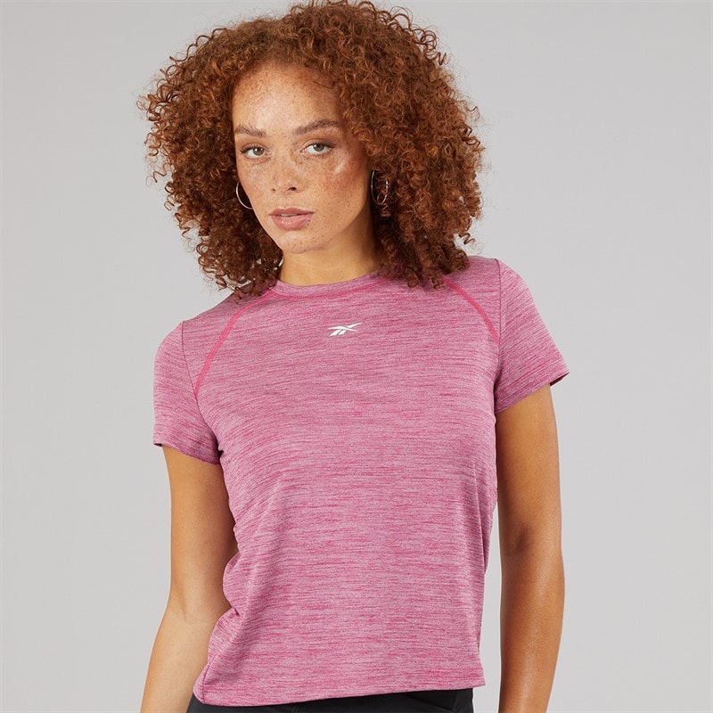 Reebok Womens ID Train T-Shirt Very Berry