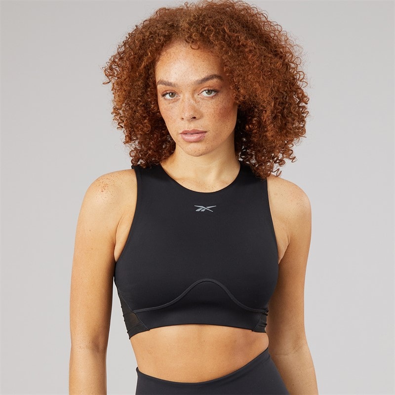 Reebok Womens Lux Contour Crop Black