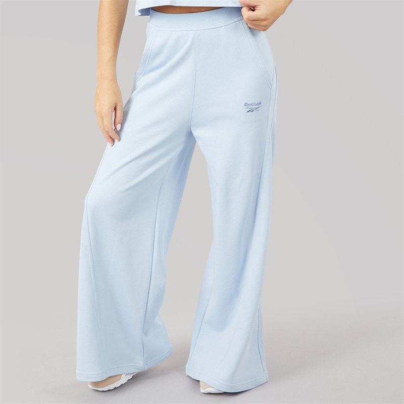 Reebok Womens Icon Elements French Terry Joggers Y2K Blue
