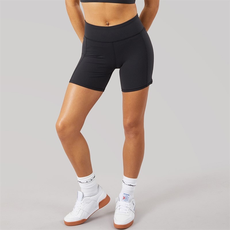 Reebok Womens Lux Bootie Shorts Black