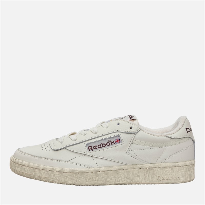 Reebok Club C 85 Vintage Trainers Chalk/Alabaster/Maroon