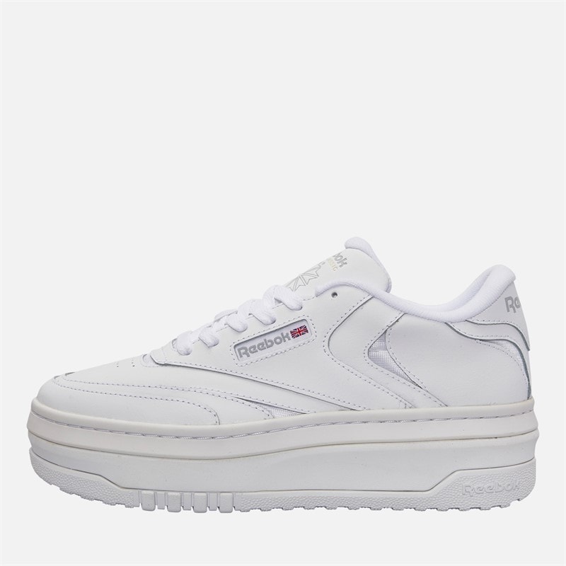 Reebok Club C Extra Trainers Footwear White/White/Pure Grey