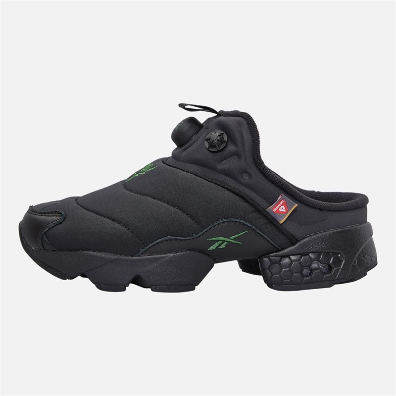 Reebok X South2 West8 Instapump Fury Mule Trainers Black/Black/Green