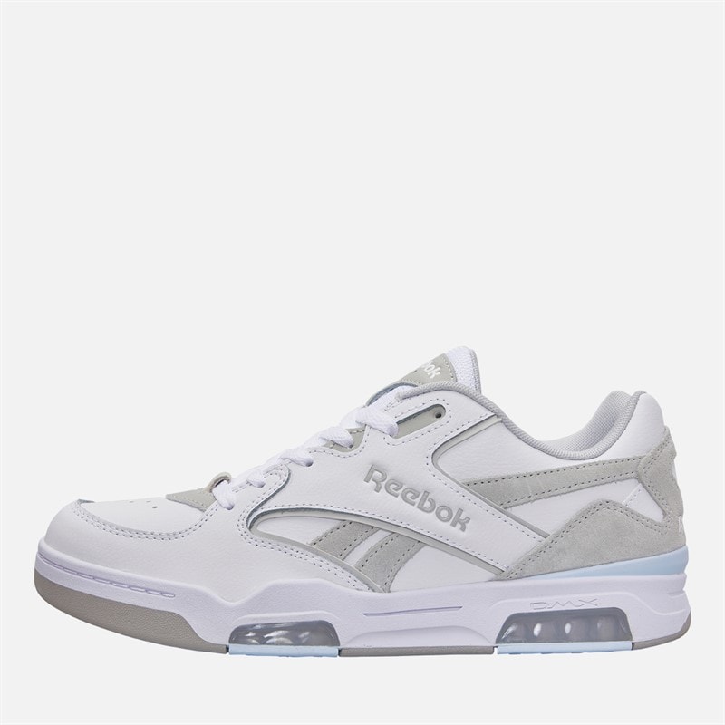 Reebok BB4500 Dmx Retro Basketball Trainers White/Mist Grey/Glass Blue