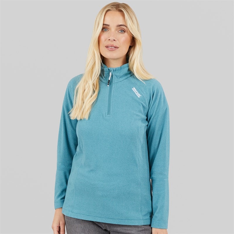 Regatta Womens Montes 1/2 Zip Fleece Storm Blue