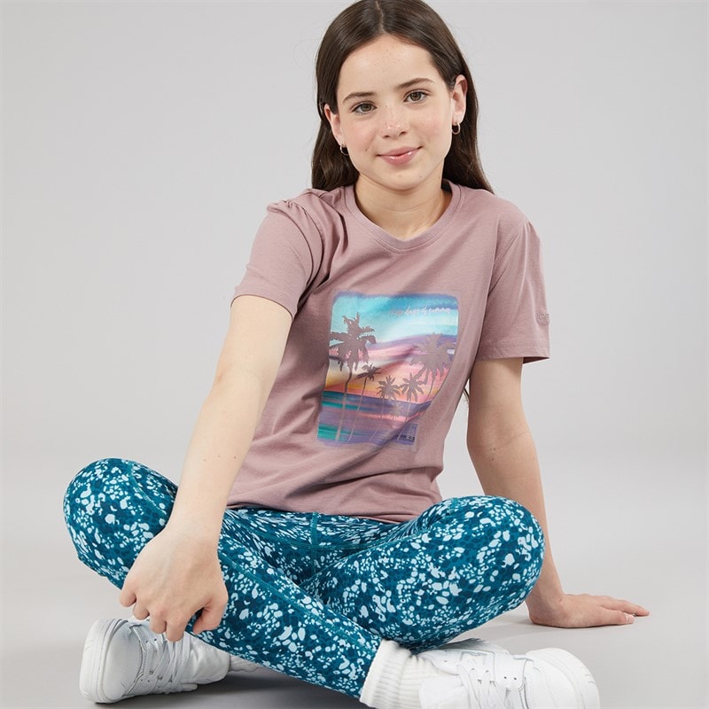 Regatta Girls Bosley Graphic T-Shirt Heather