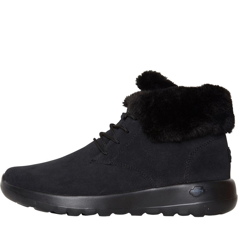 SKECHERS Womens On The GO Joy Lush Boots Black