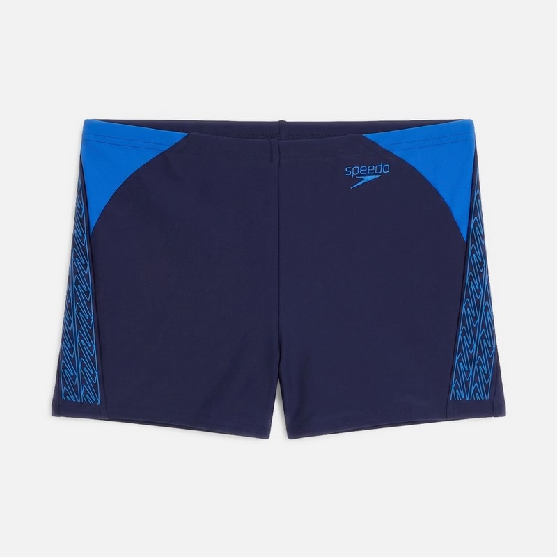 Speedo Junior Boys Hyperboom Splice Aqua Shorts Lagoon Blue/Celeste