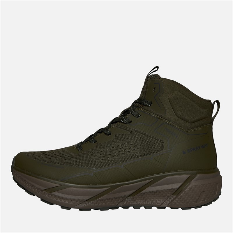 Sprayway Mens Higger Mid Hydrodry Waterproof Trail Walking Boots New Olive