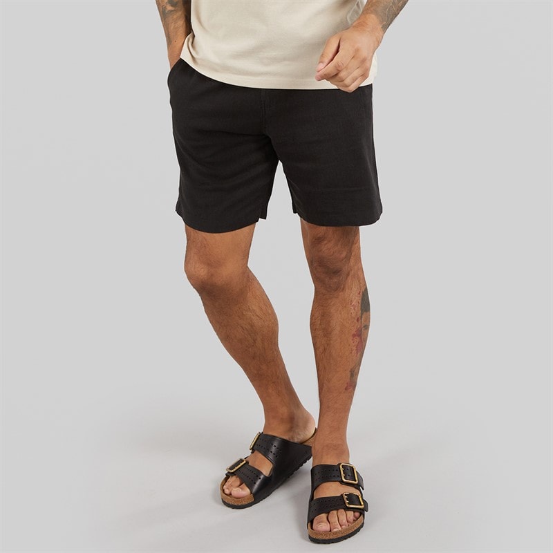 THREADBARE Mens Eastsea Shorts Black