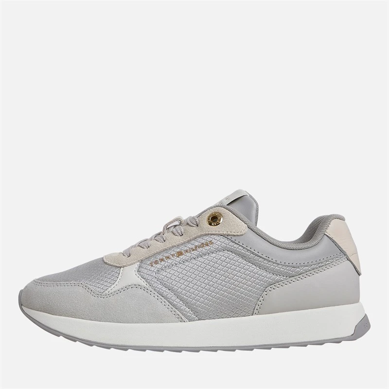 Tommy Hilfiger Womens Retro Runner Trainers Light Cast/Horizon Grey