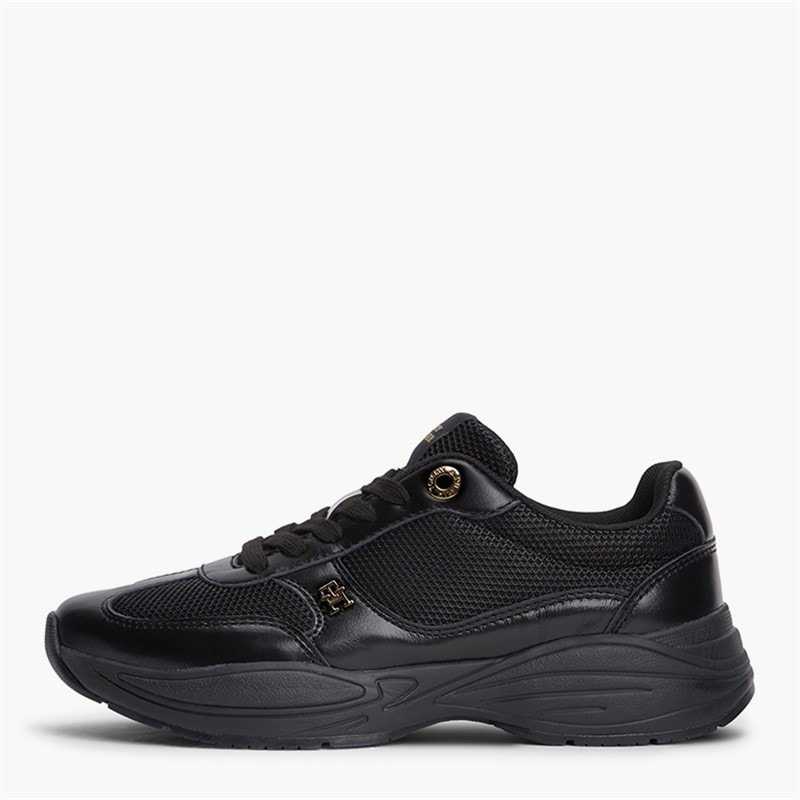 Tommy Hilfiger Womens Modern Runner Trainers Black