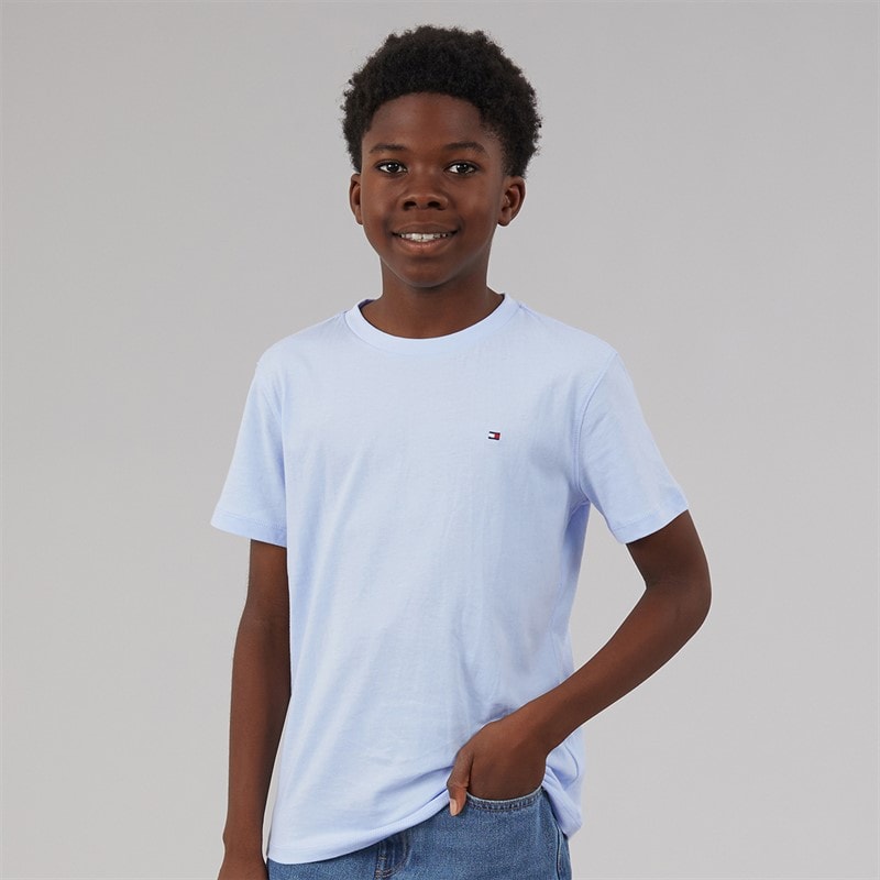 Tommy Hilfiger Boys Essential Cotton T-Shirt Sweet Blue