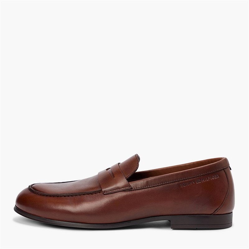 Tommy Hilfiger Mens Flexible Slim Loafers Ginger Clay