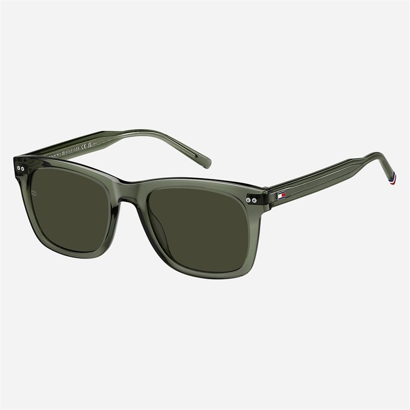 Tommy Hilfiger Mens Rectangular Sunglasses Green