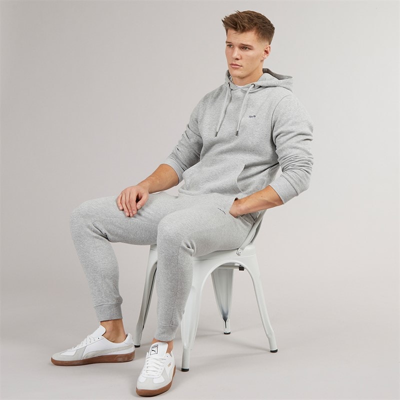 Tokyo Laundry Mens Throne Tracksuit Light Grey Marl
