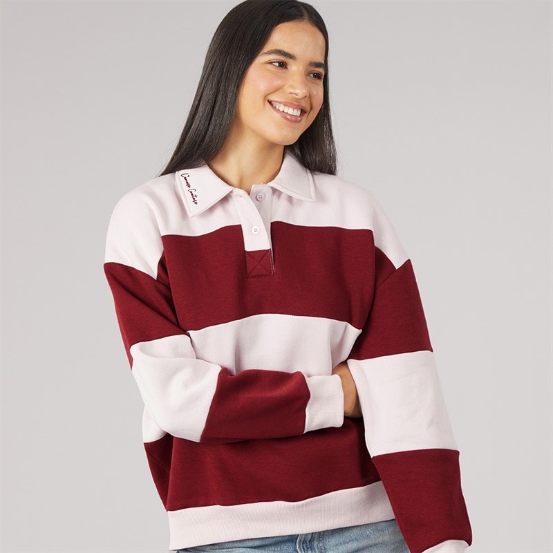 L'amore Couture Womens Tabarca Sweatshirt Stripe