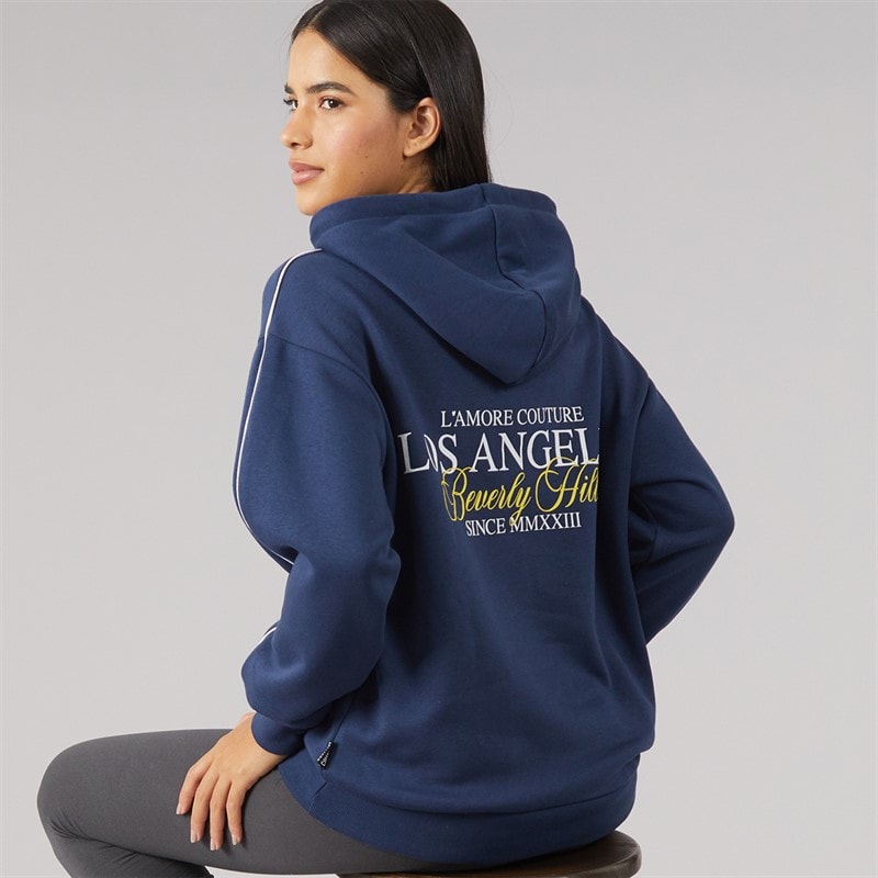 L'amore Couture Womens Waverley Hoodie Navy