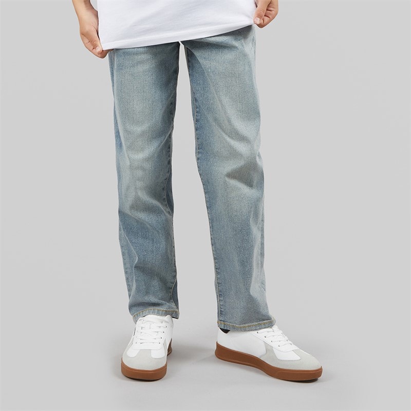 U.S. POLO ASSN. Boys Baggy Fit Jeans Yellow Tint