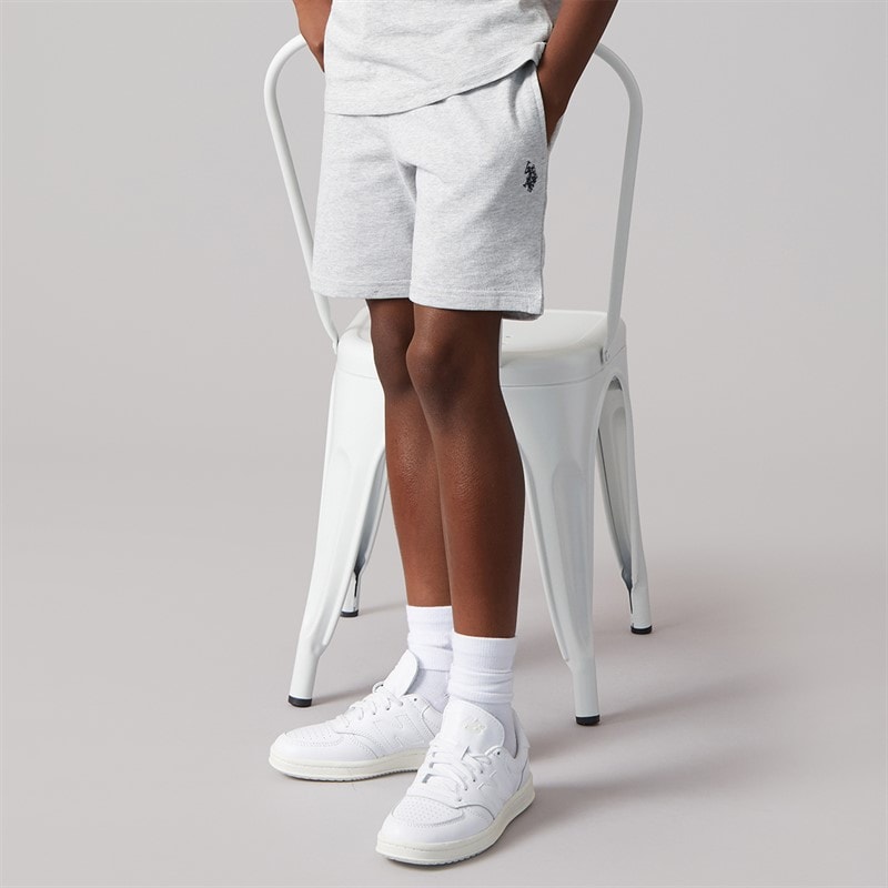 U.S. POLO ASSN. Boys Shorts Mid Grey Marl