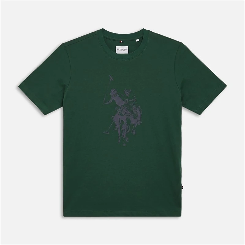 U.S. POLO ASSN. Boys DHM Graphic T-Shirt Pineneedle