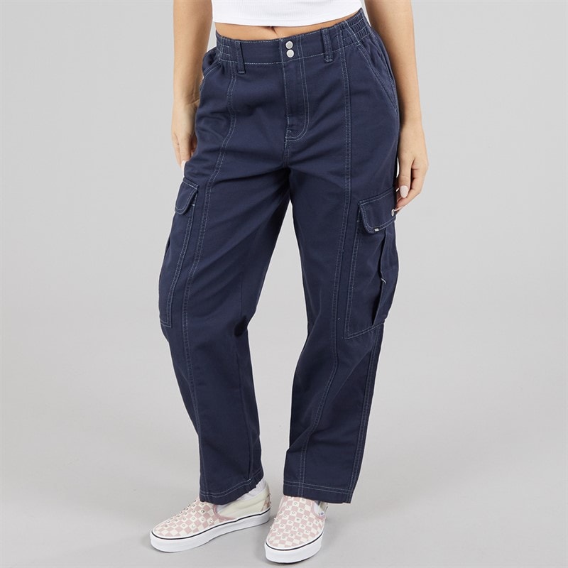 Vans Womens 6oz Canvas Sidewalk Pants Parisian Night