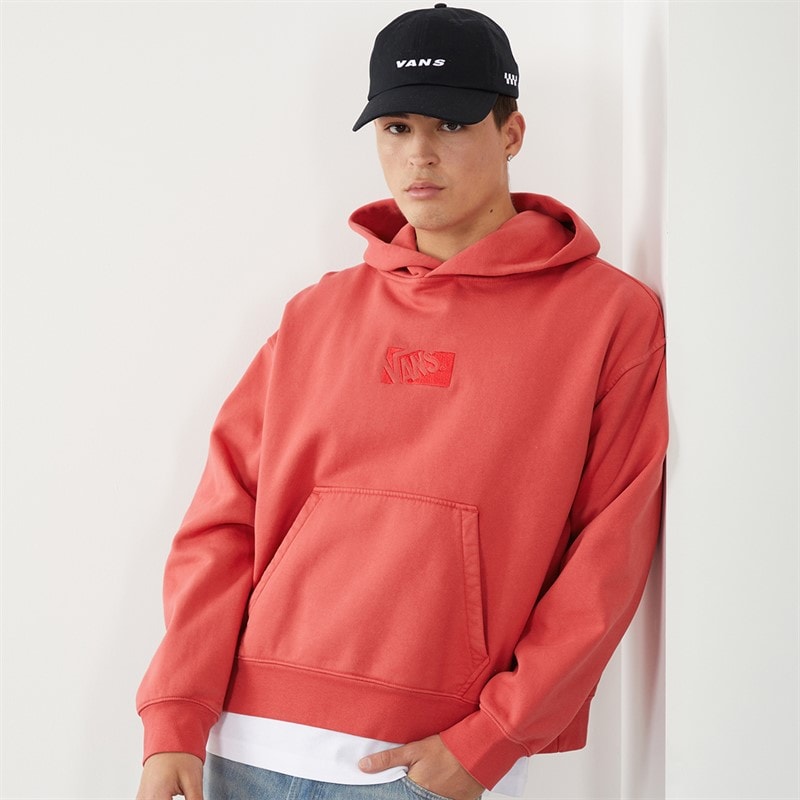 Vans Mens Premium Pullover Hoodie Crimson Haze